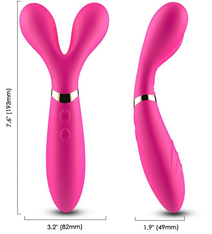 ARMONY - Y-WAND MASSAGE & VIBRATEUR DOUBLE TÊTE FUCHSIA by ARMONY MASSAGERS