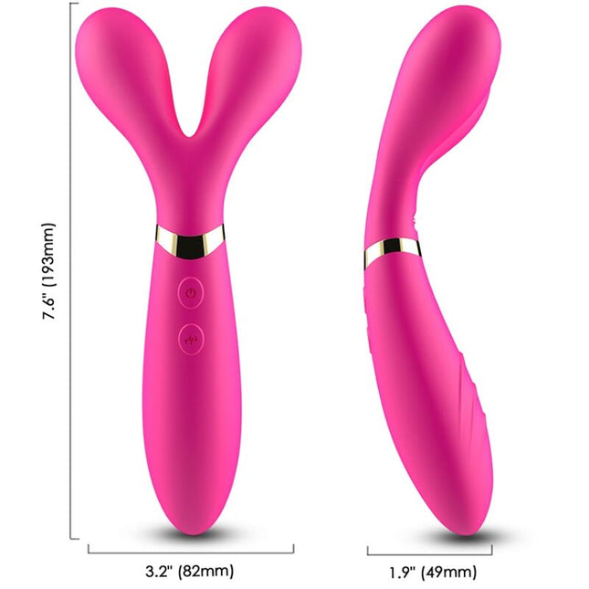 ARMONY - Y-WAND MASSAGE & VIBRATEUR DOUBLE TÊTE FUCHSIA by ARMONY MASSAGERS