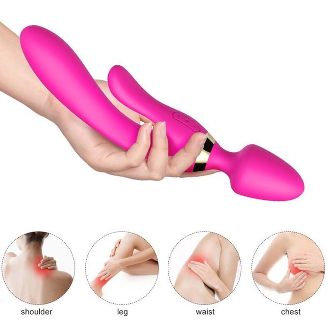 ARMONY - MASSEUR & VIBRATEUR LAPIN FUCHSIA by ARMONY MASSAGERS