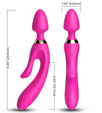 ARMONY - MASSEUR & VIBRATEUR LAPIN FUCHSIA by ARMONY MASSAGERS