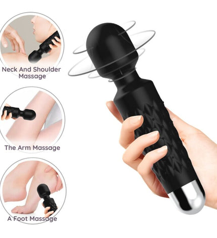 ARMONY - MASSEUR ET VIBRATEUR POSTMAN TÊTE SUPER FLEXIBLE NOIR by ARMONY MASSAGERS