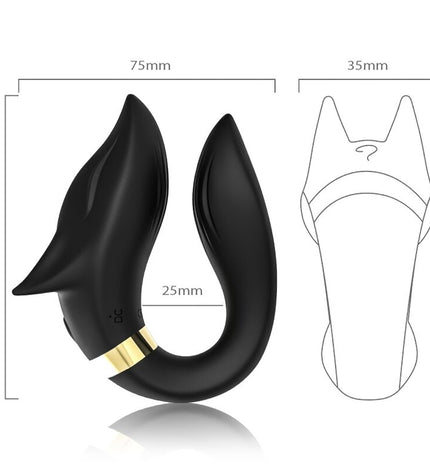 ARMONY - VIBRATEUR FOX POUR COUPLES TÉLÉCOMMANDE NOIR by ARMONY FOR COUPLES
