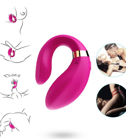 ARMONY - VIBRATEUR CROISSANT POUR COUPLES TÉLÉCOMMANDE FUCHSIA by ARMONY FOR COUPLES