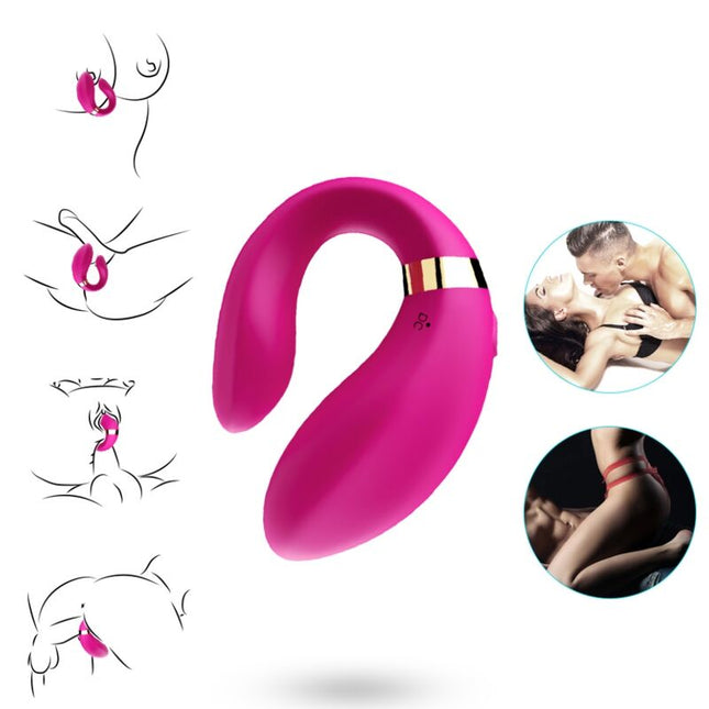 ARMONY - VIBRATEUR CROISSANT POUR COUPLES TÉLÉCOMMANDE FUCHSIA by ARMONY FOR COUPLES