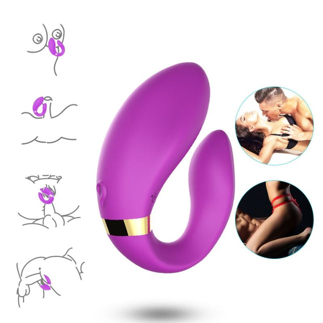 ARMONY - VIBRATEUR CROISSANT POUR COUPLES TÉLÉCOMMANDE VIOLET by ARMONY FOR COUPLES