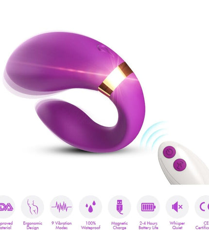ARMONY - VIBRATEUR CROISSANT POUR COUPLES TÉLÉCOMMANDE VIOLET by ARMONY FOR COUPLES