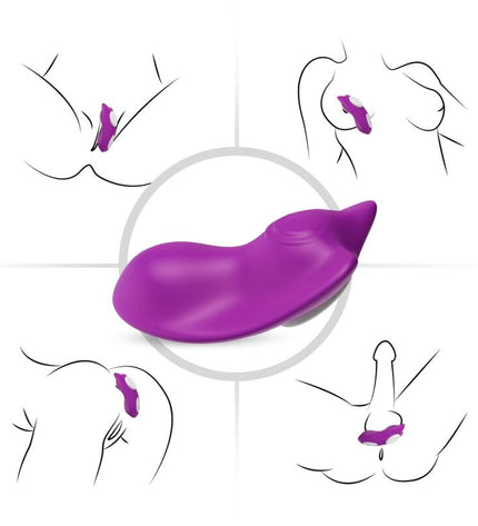ARMONY - CULOTTE PORTABLE PAPILLON VIBRATEUR TÉLÉCOMMANDE VIOLET by ARMONY WEARABLES