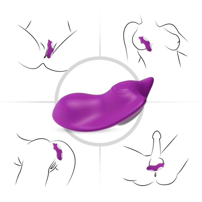 ARMONY - CULOTTE PORTABLE PAPILLON VIBRATEUR TÉLÉCOMMANDE VIOLET by ARMONY WEARABLES