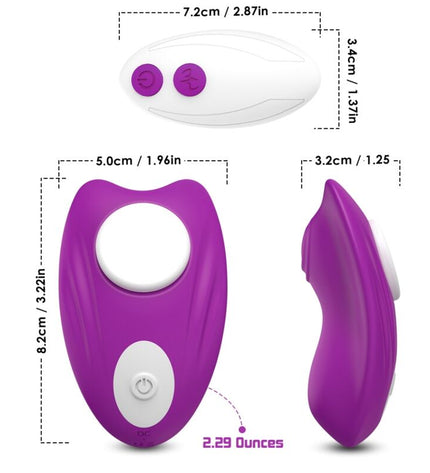 ARMONY - CULOTTE PORTABLE PAPILLON VIBRATEUR TÉLÉCOMMANDE VIOLET by ARMONY WEARABLES