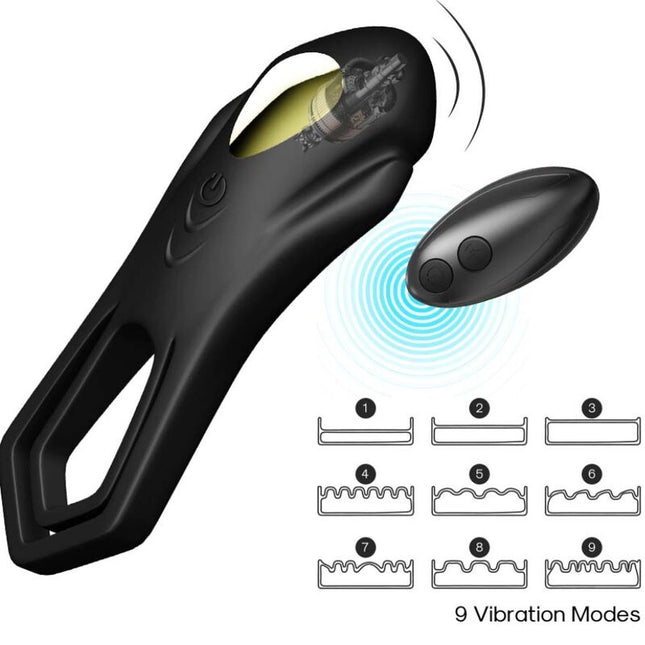 ARMONY - TÉLÉCOMMANDE DOUBLE ANNEAU VIBRATEUR ROADSTER NOIR by ARMONY FOR HIM