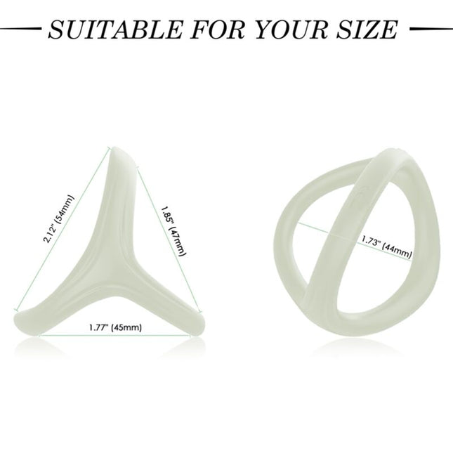 ARMONY - BAGUE DOUBLE SILICONE TRESOR LUMINEUSE by ARMONY FOR HIM