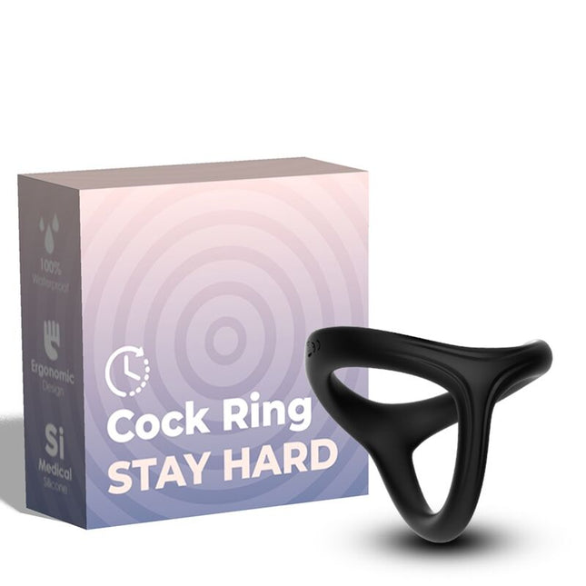 ARMONY - BAGUE TRESOR DOUBLE SILICONE NOIR by ARMONY FOR HIM