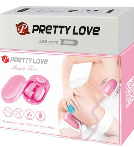 PRETTY LOVE - MAGIC BOX BALLE VIBRANTE & STIMULATEUR ROSE by PRETTY LOVE SMART
