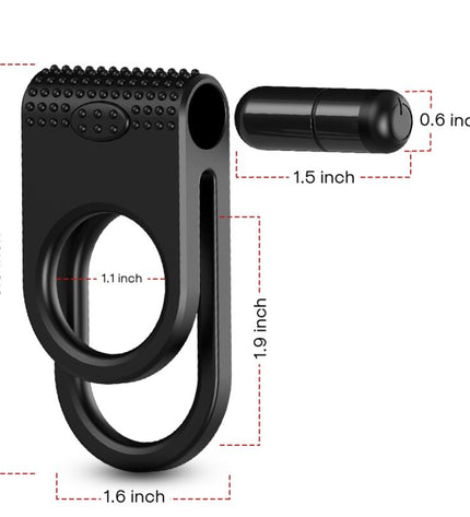 ARMONY - TWINS DOUBLE VIBRATEUR POUR COUPLES NOIR by ARMONY FOR HIM