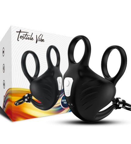 ARMONY - ANNEAU VIBRATEUR MANTA SCROTUM NOIR by ARMONY FOR HIM