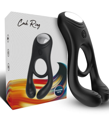 ARMONY - VEYRON DOUBLE VIBRATEUR ANNEAU JOUET POUR COUPLES TÉLÉCOMMANDE NOIR by ARMONY FOR HIM