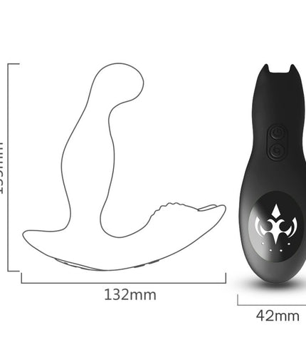 ARMONY - BAT KING VIBRATEUR ANAL PROSTATE ROTATEUR TÉLÉCOMMANDE NOIR by ARMONY ANAL