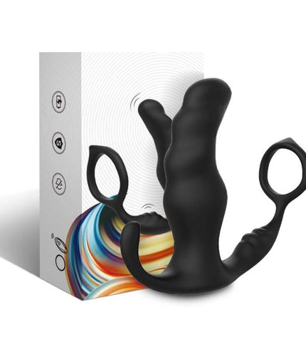 ARMONY - KNIGHT VIBRATEUR ANAL PROSTATE & ANNEAU TÉLÉCOMMANDE NOIR by ARMONY ANAL