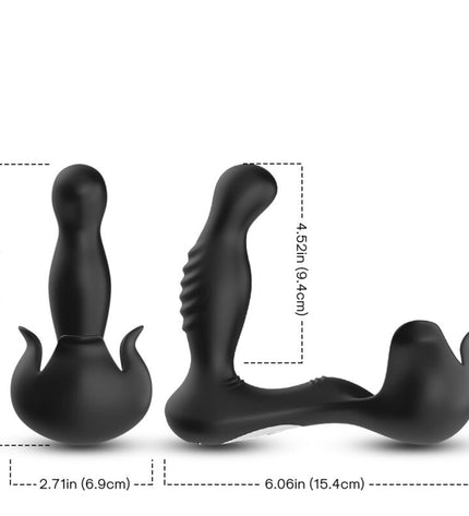 ARMONY - VIBRATEUR SURROUND ANAL & STIMULATEUR TESTICULOS TÉLÉCOMMANDE NOIR by ARMONY FOR HIM