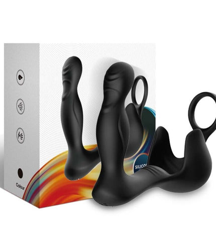 ARMONY - VIBRATEUR SURROUND ANAL & STIMULATEUR TESTICULOS & ANNEAU TÉLÉCOMMANDE NOIR by ARMONY FOR HIM
