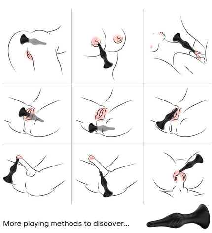 ARMONY - VIBRATEUR & PLUG ANAL TÉLÉCOMMANDE NOIR by ARMONY ANAL