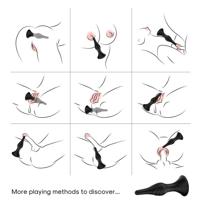 ARMONY - VIBRATEUR & PLUG ANAL TÉLÉCOMMANDE NOIR by ARMONY ANAL