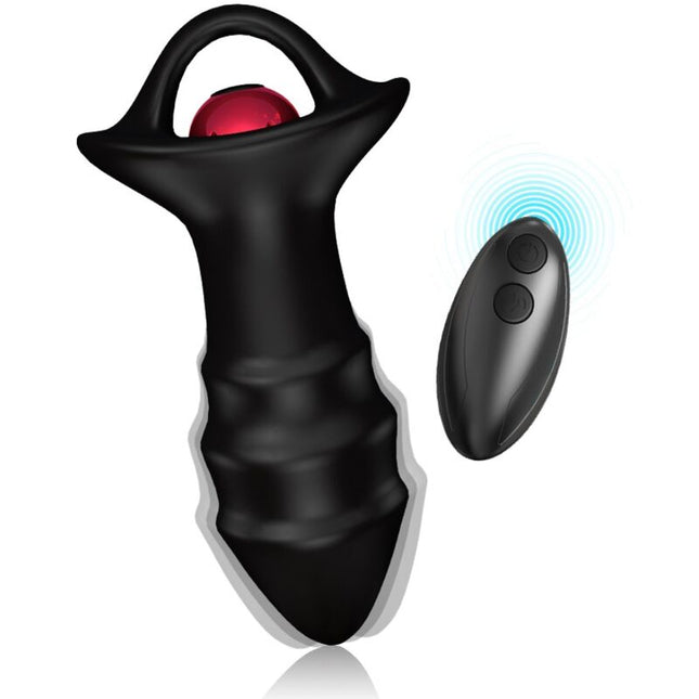 ARMONY - VIBRATEUR À DOIGTS KYLIN ET TÉLÉCOMMANDE DE PLUG ANAL NOIR by ARMONY ANAL