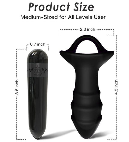 ARMONY - VIBRATEUR À DOIGTS KYLIN ET TÉLÉCOMMANDE DE PLUG ANAL NOIR by ARMONY ANAL