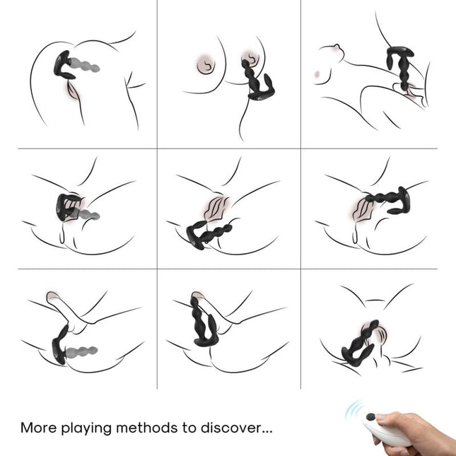 ARMONY - MANFUN VIBRATEUR & STIMULATEUR ANAL PLUG TÉLÉCOMMANDE NOIR by ARMONY ANAL