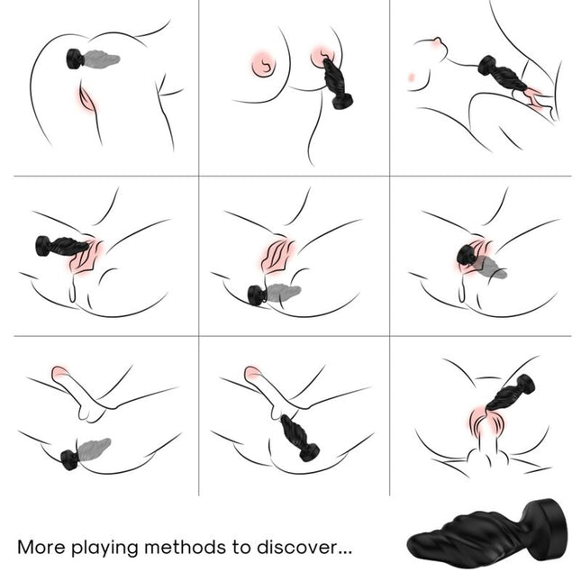 ARMONY - VIBRATEUR & PLUG ANAL TÉLÉCOMMANDE NOIR by ARMONY ANAL