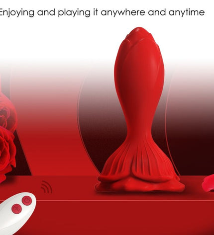 ARMONY - VIBRATEUR ROSE & PLUG ANAL PETITE TÉLÉCOMMANDE ROUGE by ARMONY ANAL