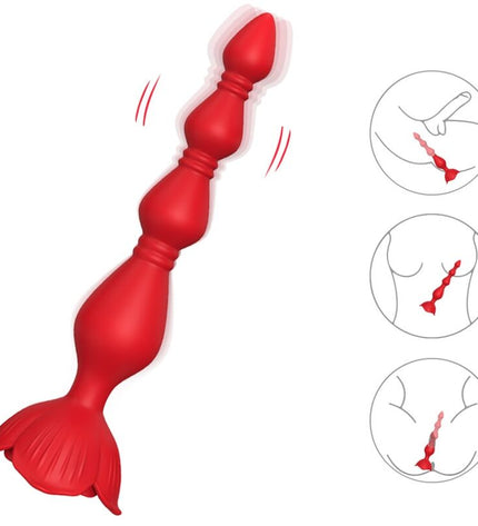 ARMONY - VIBRATEUR ROSE PAGODE & PLUG ANAL ROUGE by ARMONY ANAL