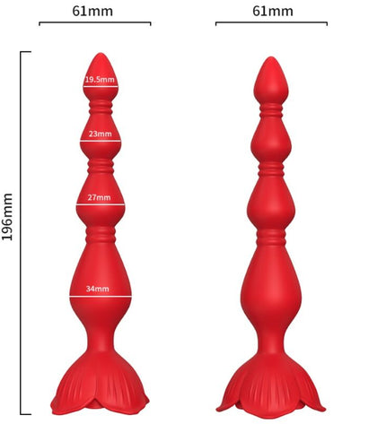 ARMONY - VIBRATEUR ROSE PAGODE & PLUG ANAL ROUGE by ARMONY ANAL