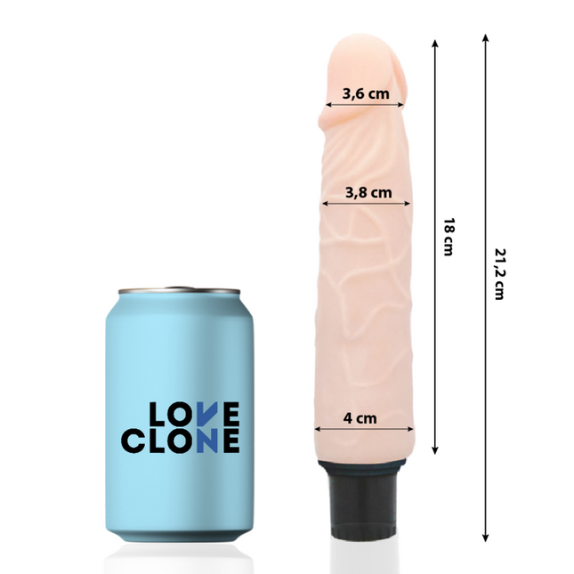 LOVECLONE - VIBRATEUR AUTOLUBRIFIANT FINN 21.2 CM -O- 3.8 CM by LOVECLONE