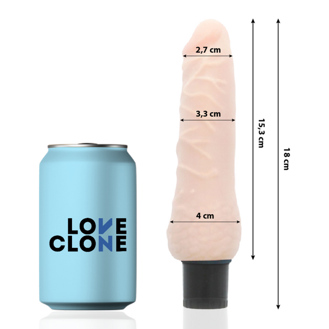 LOVECLONE - VIBRATEUR AUTOLUBRIFIANT SVEN 18.5 CM -O- 3.3 CM by LOVECLONE