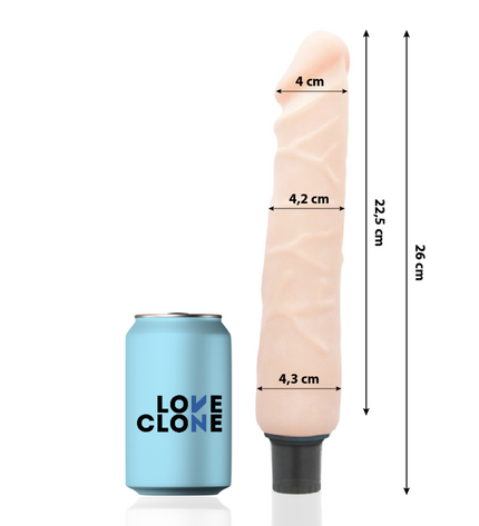 LOVECLONE - VIBRATEUR AUTOLUBRIFIANT JANSEN 26 CM -O- 4.2 CM by LOVECLONE