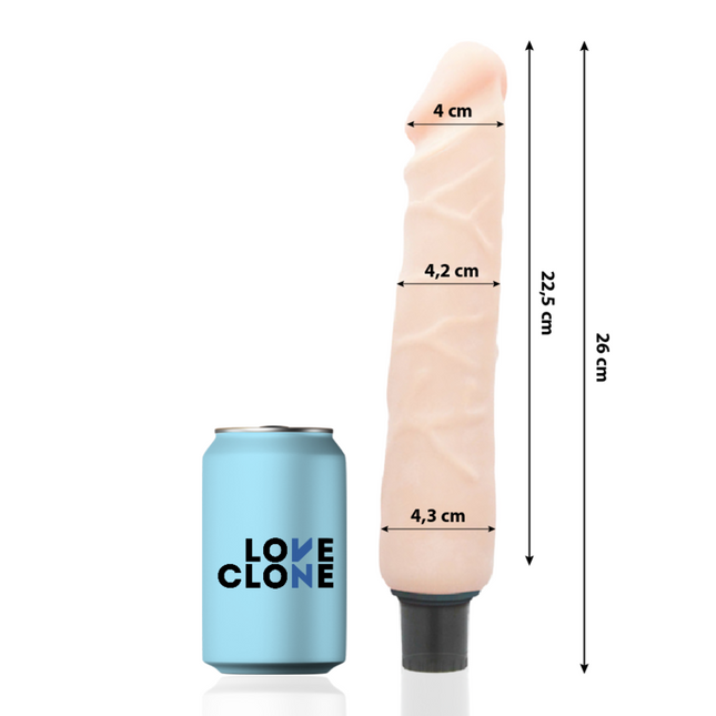 LOVECLONE - VIBRATEUR AUTOLUBRIFIANT JANSEN 26 CM -O- 4.2 CM by LOVECLONE