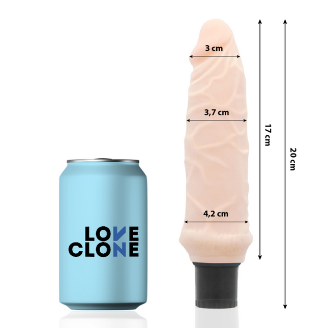LOVECLONE - VIBRATEUR AUTOLUBRIFIANT IVAR 20 CM -O- 3.7 CM by LOVECLONE