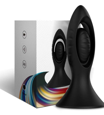 ARMONY - VIBRATEUR & PLUG ANAL SILICONE NOIR by ARMONY ANAL