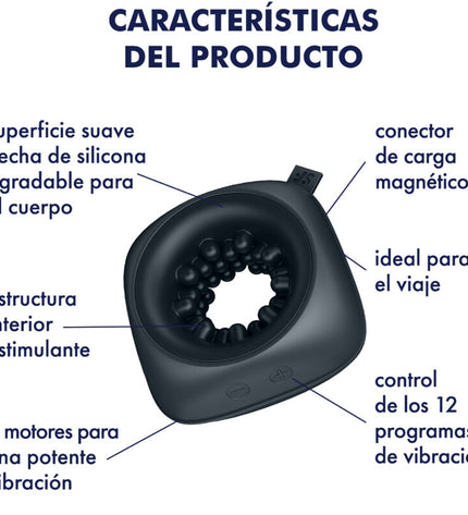 SATISFYER - RING STROKER MASTURBATEUR & VIBRATEUR by SATISFYER RING