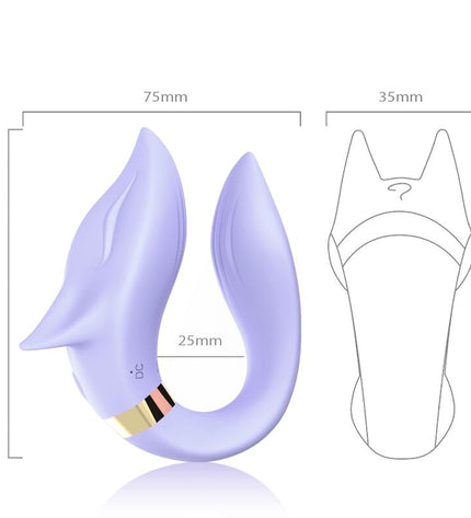 ARMONY - VIBRATEUR FOX POUR COUPLES TÉLÉCOMMANDE VIOLET by ARMONY FOR COUPLES