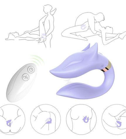 ARMONY - VIBRATEUR FOX POUR COUPLES TÉLÉCOMMANDE VIOLET by ARMONY FOR COUPLES