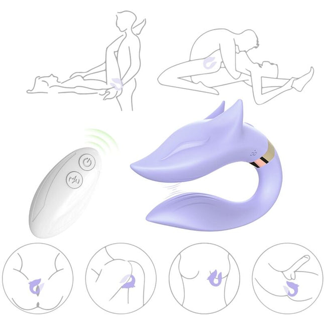 ARMONY - VIBRATEUR FOX POUR COUPLES TÉLÉCOMMANDE VIOLET by ARMONY FOR COUPLES