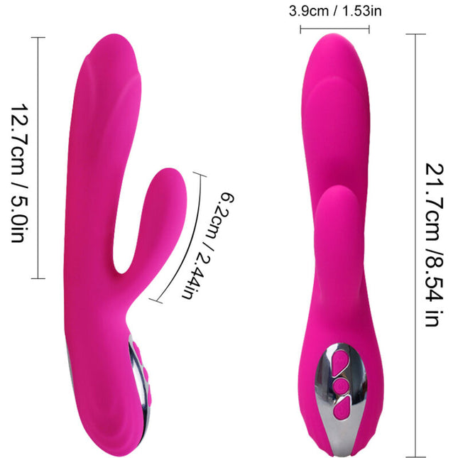 ARMONY - VIBRATEUR & STIMULATEUR FLEXIBLE EFFET CHALEUR FUCHSIA by ARMONY VIBRATORS
