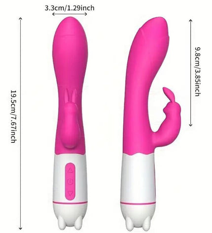 ARMONY - HAPPY VIBRATEUR & STIMULATEUR DE LAPIN FUCHSIA by ARMONY VIBRATORS