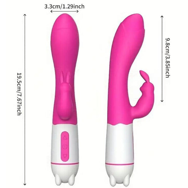 ARMONY - HAPPY VIBRATEUR & STIMULATEUR DE LAPIN FUCHSIA by ARMONY VIBRATORS