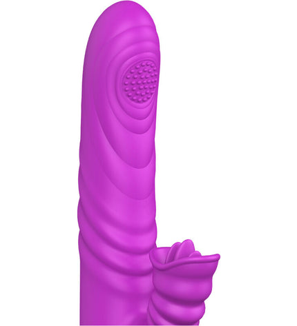 ARMONY - VIBRATEUR MULTIFONCTION ANGELIA AVEC LANGUE STIMULANTE EFFET CHALEUR VIOLET by ARMONY VIBRATORS