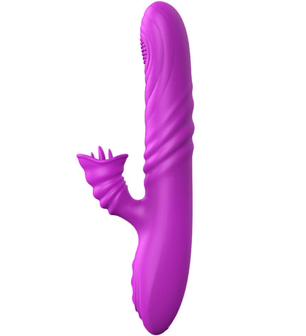 ARMONY - VIBRATEUR MULTIFONCTION ANGELIA AVEC LANGUE STIMULANTE EFFET CHALEUR VIOLET by ARMONY VIBRATORS