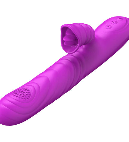 ARMONY - VIBRATEUR MULTIFONCTION ANGELIA AVEC LANGUE STIMULANTE EFFET CHALEUR VIOLET by ARMONY VIBRATORS