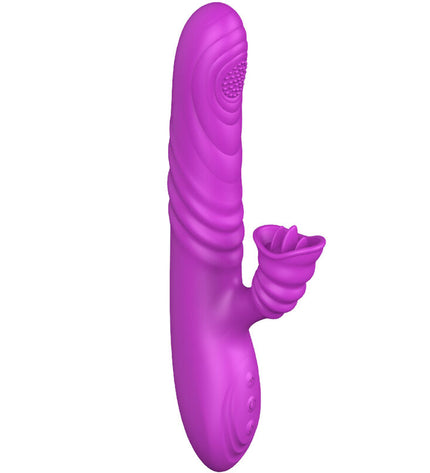ARMONY - VIBRATEUR MULTIFONCTION ANGELIA AVEC LANGUE STIMULANTE EFFET CHALEUR VIOLET by ARMONY VIBRATORS
